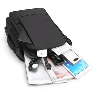 <b>Laptop</b> <b>Backpack</b> 15.6 Inch Waterproof USB Charging Business Travel Office Bag With Air Cushion Belt Expandable Unisex Softback - Product Image 4