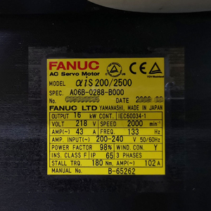 A06B-0288-B000 Motor Servo AC FANUC Probado y Aprobado A06B0288B000 Piezas PLC - Product Image 4