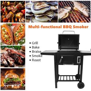 Griglia a Carbone Portatile Regolabile Gourmet per <span class=keywords><strong>Barbecue</strong></span> all'Aperto, Picnic, <span class=keywords><strong>Campeggio</strong></span>, Patio e Giardino - Product Image 6