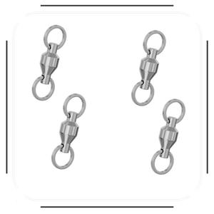 ตัวเชื่อมต่อแบบแบนแกนกลาง ขนาด 2-3/8 นิ้ว ทำจากสแตนเลสชุบนิกเกิล พร้อมห่วงคู่สำหรับตกปลาแบบ Ocean Rock Fishing - Product Image 3