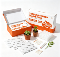 Pack thermique de transport jetable, sac thermique longue durée pour l'expédition d'animaux vivants et de plantes, stock suffisant, livraison rapide