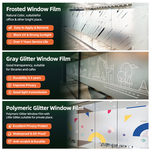 Película Decorativa <span class=keywords><strong>para</strong></span> Ventanas, Privacidad, <span class=keywords><strong>Vinilo</strong></span> Decorativo <span class=keywords><strong>para</strong></span> Ventanas, 3-5 Años, Decoración de Hoteles, Pegatinas de Vidrio Brillante - Product Image 4