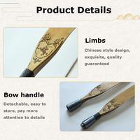 2023 GEDENG 20-50 lbs Tir À L'arc Traditionnel Maison Arc Arc Classique Flèche Chasse Longbow En Bois Arc Traditionnel