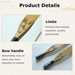 2023 GEDENG 20-50 lbs Tir À L'arc Traditionnel <span class=keywords><strong>Maison</strong></span> Arc Arc Classique Flèche Chasse Longbow En Bois Arc Traditionnel - Product Image 3