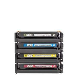 206A, CF540A CF541A CF542A CF543A 203A สำหรับ LaserJet Pro M254dn/254dw/254nw MFP M280nw/281cdw/281fdn ผงหมึกเทียบเท่า 203A CF540A - Product Image 1