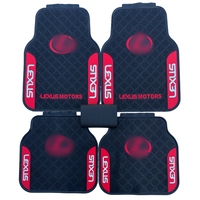 Accessoires auto de luxe, tapis de sol auto imperméables, ajustement universel, en caoutchouc latex, pour Toyota Hilux, Corolla, RAV4, BMW
