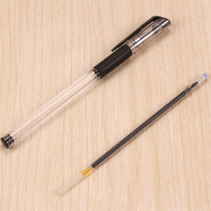 This is a set of 0.5mm black ballpoint <b>pens</b> (6 <b>refills</b> per <b>pen</b>) for office stationery, advertising, and business promotion. - Product Image 1