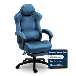 Chaise de jeu allemande avec mécanisme de synchronisation et d'inclinaison, massage, gravité zéro, inclinable, base en nylon robuste pour jusqu'à 300 livres - Product Image 3