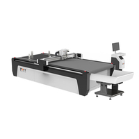 Zxt Golfkarton Vinyl Vibrerende Mes Snijmachine Verpakking Cutter Pvc Board Flatbed Snijmachine