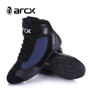 ARCX-Bottes de moto respirantes anti-chute pour motocyclistes, chaussures de course sur route, chaussures de changement de vitesse, semelle en caoutchouc, réfléchissante - Product Image 5