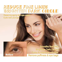 Crème pour les yeux YSJ Vegan 5D Peptide Anti-âge Anti-rides Éclaircissant Cernes Anti-poches Raffermissant la peau sous les yeux 15ml