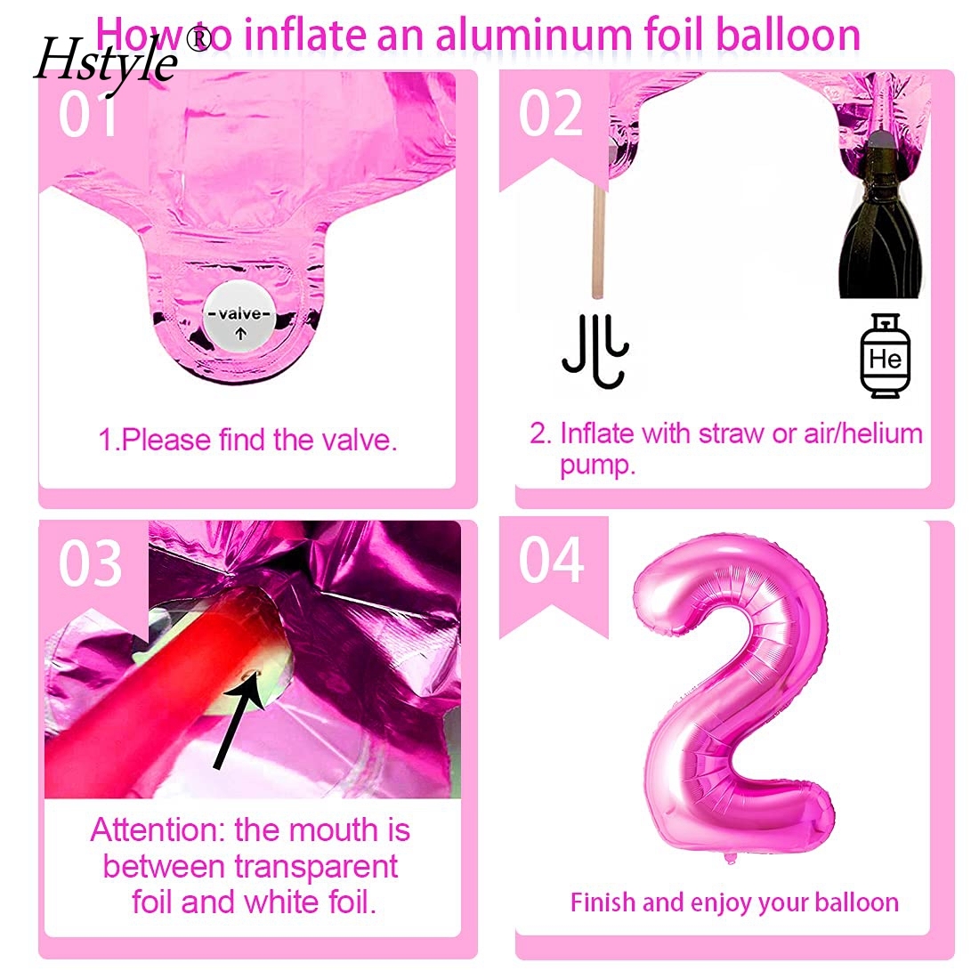 WINFLUENCE Geburtstagsdeko Für Mädchen 3 Jahre – Luftballons, Girlande, Schmetterlinge, Rosa