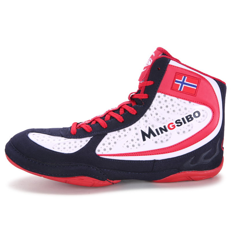 Zapatos profesionales de boxeo y lucha libre, suela de goma, zapatillas de  combate transpirables, botas de lucha de entrenamiento profesional con  cordones, 80905|Zapatillas de lucha libre| - AliExpress
