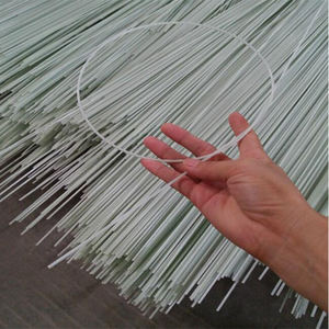 Fiberglass Rods Pultruded FRP Rod With End Caps <b>for</b> Fiberglass Flag Pole - Product Image 3