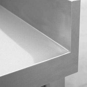 Plan de travail en acier inoxydable robuste avec planche à découper intégrée |   Plan de travail de cuisine commerciale pour restaurant et restauration - Product Image 5