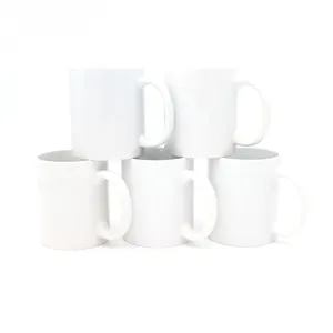 New Style Wholesale Custom 11oz 15 Oz White Heat Transfer Ceramic Travel Cup Sublimation Blank Ceramic Coffee Mugs With Handle