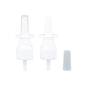 10ml White Empty Plastic PET Material lace Nasal Spray Bottle For Medical Syrup Direct Spray