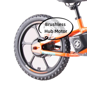 Vélo électrique FXB 16 pouces avec moteur de moyeu 350W, vélo d'équilibre avec fourche hydraulique - Product Image 3