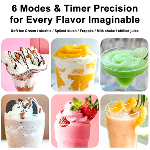Sang Trọng Granita Bằng Cháo Máy 220W, Màu Sắc Hiển Thị, Nhanh Chóng Đóng Băng, Auto-Làm Sạch Hệ Thống Cho Thương Mại Ice Cream Cửa Hàng - Product Image 4