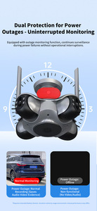 Rscamtom 8K Đầy Đủ HD Mạng Ngoài Trời Máy Ảnh Bốn Ống Kính Bốn Màn Hình 360 Âm Thanh Phát Hiện Báo Động Wifi Máy Ảnh An Ninh - Product Image 4