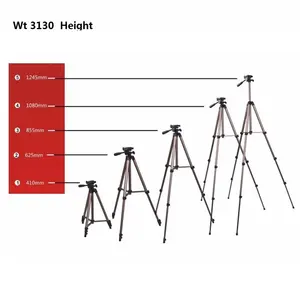 New lightweight accessory light stand Weifeng camera tripod flexible WT 3130 smartphone adapter 124cm for Canon camera stand