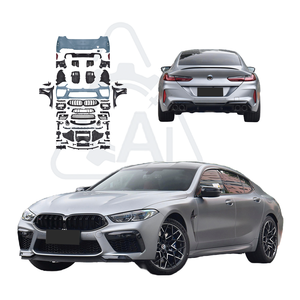 Pare-chocs de voiture Pare-chocs avant arrière en fibre de carbone E M8 Style Bodykit Wide M Body Kit pour <span class=keywords><strong>BMW</strong></span> Série 8 G14 G15 <span class=keywords><strong>M850i</strong></span> 850 <span class=keywords><strong>Gran</strong></span> Coupe - Product Image 1