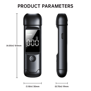 Mini alcootest numérique LCD Alcootest de poche pour analyseur d'haleine Écran LCD facile à transporter Testeur d'haleine - Product Image 4