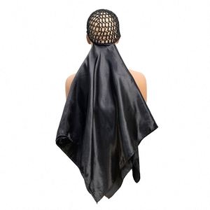 Bonnet de Douche et Foulard Multiusage en Soie Sans Chaleur pour Soin Capillaire et Sommeil – Idéal comme Cadeau - Product Image 1