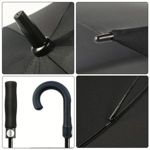 Custom logo Printing High Quality Large Automatic Fiber <b>Windproof</b> Golf <b>Umbrella</b> Promotional Branded - Product Image 4