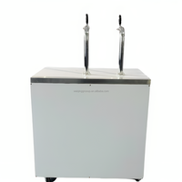 Distributeur de boissons en acier inoxydable de qualité supérieure, colonne à lait élégante avec robinets pour un service de lait pratique