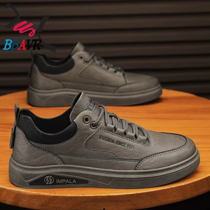 Nuevos Zapatos Casuales de Negocios con Parte Superior de Malla para Hombre, Sin Cordones, Antideslizantes, Transpirables, Ligeros, para Invierno y Primavera, Zapatos Planos de Trabajo - Product Image 5
