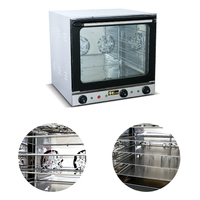 Four à convection électrique commercial OEM à 4 plateaux, équipement de boulangerie, fonction vapeur, 2600W, contrôle numérique réglable