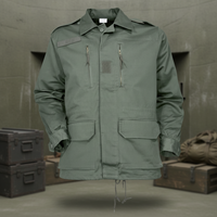 Veste Militaire F1 Tactique Française Classique en Coton Satiné
