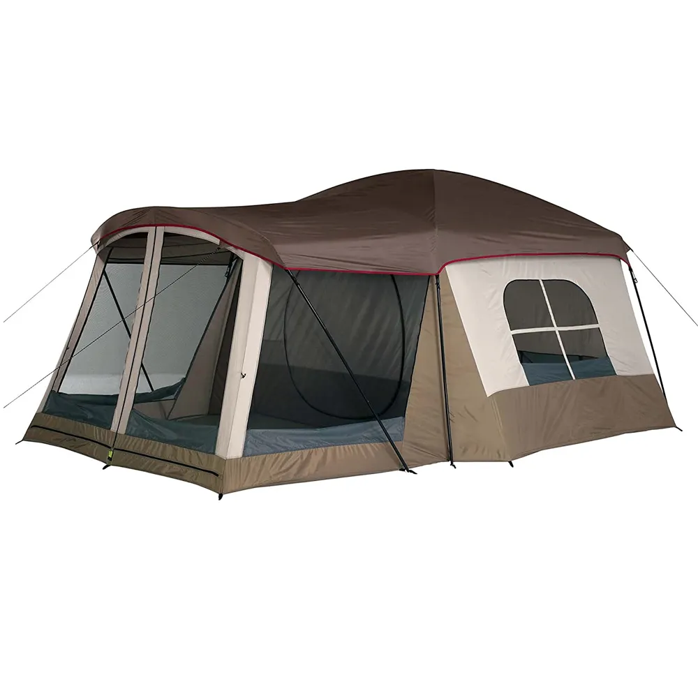 2022 nuovo stile 8-10 persone tenda da campeggio grande impermeabile 2 camere da letto tenda da viaggio di grandi dimensioni tenda da campeggio all'aperto per famiglia