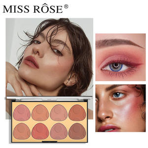 Miss rose otto colori Blush torta in polvere nuovo oro perlescente vegano brillante minerale chimico trucco fiera opaco - Product Image 3