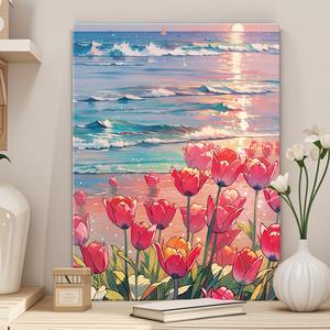 Landschaft Diamantmalerei 5D Volldiamant Neuer Diamant-Aufkleber mit Fotorahmen DIY Handgefertigt - Product Image 2