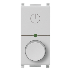 <b>Dimmer</b> Master Rotary 230V Universal Silver Switch For Lighting Control - Product Image 1