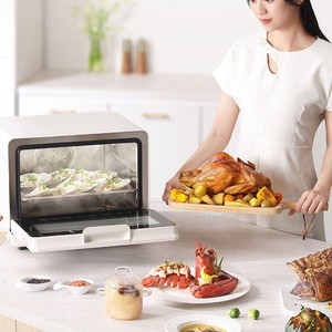 Four à friture sans huile Midea S10 1500W multifonction en acier inoxydable, cuisson électrique, rôtissage, déshydratation, revêtement céramique - Product Image 1