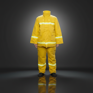 <span class=keywords><strong>Traje</strong></span> <span class=keywords><strong>de</strong></span> <span class=keywords><strong>Bombero</strong></span> <span class=keywords><strong>Amarillo</strong></span> Ignífugo y Antiestático con Tiras Reflectantes para la Lucha Contra Incendios Industriales y Rescate Forestal CN - Product Image 3