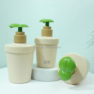 Luxury <strong>Planter</strong> Shape Bottles Plastic Emulsion Bottle with Pump for Body Lotion Cream Skincare Packaging OEM ODM Accepted - Product Image 1