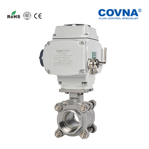Vanne à bille électrique motorisée à filetage bidirectionnel, en acier inoxydable 304, Type de régulation 4-20mA, 3 pièces - Product Image 4