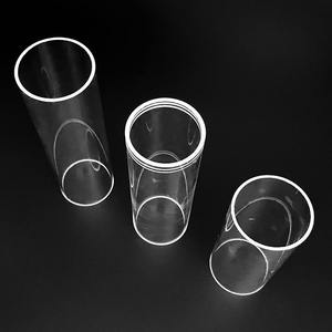 맞춤형 사이즈 내열 석영 유리 실린더 용융 실리카 투명 석영 튜브 1147 - Product Image 2