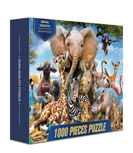 Puzzles en carton gris sur le thème du voyage spatial pour adultes, fabrication ODM OEM en usine, 1000 pièces - Product Image 4