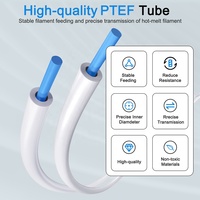 Tubo de alimentación para impresora 3D, tubo de PTFE para Creality K1 Ender 3 V3 Bambu Lab A1 A1 Mini P1P P1S X1C