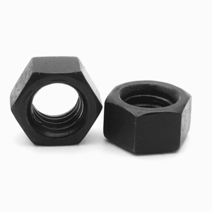 Dadi esagonali DIN934 di alta qualità M3-M27 Grado 8.8 10.9 in acciaio al carbonio con trattamento di ossidazione nera, completamente filettati, lavorati a CNC, marca SYF - Product Image 2