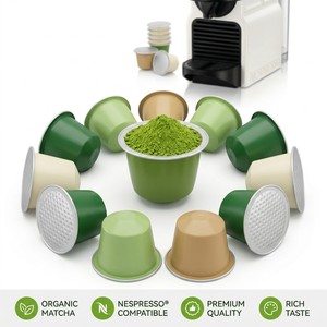 Capsules de thé vert Matcha de qualité 7A, compatibles avec plusieurs systèmes, diverses saveurs au choix, personnalisation selon les exigences, OEM - Product Image 3