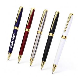 Ballpoint Manufacturer Wholesale High Quality White Luxury <b>Gift</b> Customized Logo Accepted Corporate Metal <b>Pen</b> - Product Image 1