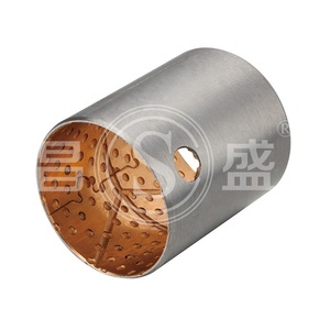 <span class=keywords><strong>JF800</strong></span> CuPb10Sn10 محامل الأكمام المعدنية ذاتية التشحيم البطانات ثنائية المعدن - Product Image 2