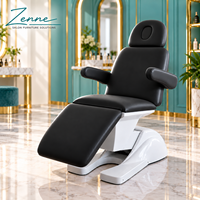 Fauteuil de beauté électrique, table de soin du visage, dossier et repose-pieds réglables, télécommande filaire pour salon de beauté, spa, table de soin du visage, OEM