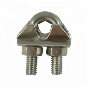 Wholesale Price Hot Sale DIN741 SUS304/316 Stainless Steel Wire Rope Clips Cable Clamp